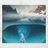 Icy Mountain View ビールラベル (シングルラベル)