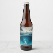 Icy Mountain View ビールラベル (正面)