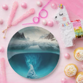 Icy Mountain View ペーパープレート (パーティー)