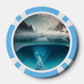 Icy Mountain View ポーカーチップ (裏面)