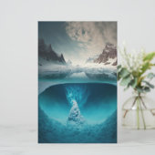 Icy Mountain View 便箋 (スタンド正面)