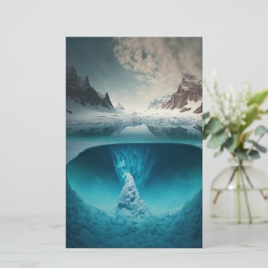 Icy Mountain View 便箋 (スタンド正面)
