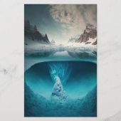 Icy Mountain View 便箋 (正面)