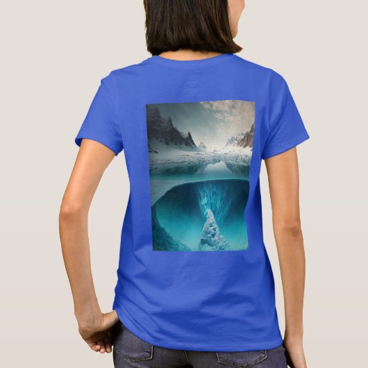 Icy Mountain View Tシャツ (裏面)