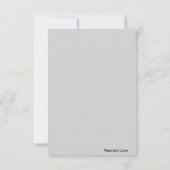 Icy NH River during January Note Card ノートカード (裏面)