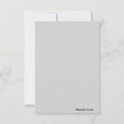 Icy NH River during January Note Card ノートカード (裏面)