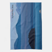 Icy Strait Point, Hoonah, Alaska Kitchen tea towel キッチンタオル (縦)