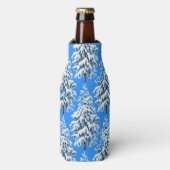 Icy Tree Dreams Snowy Forest ボトルクーラー (ボトル正面)