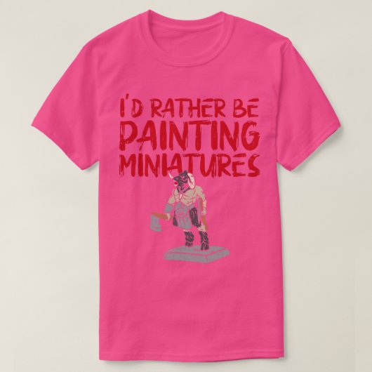 Idのミニチュア絵を描アチャー Tシャツ (デザイン正面)