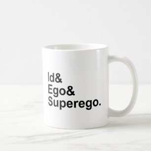 IDの自我のSuperego 精神の3部 コーヒーマグカップ