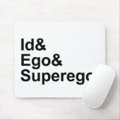 IDの自我のSuperego |精神の3部 マウスパッド (マウス)