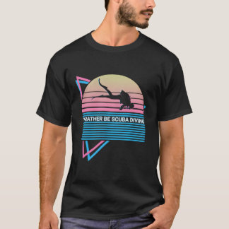 Idはむしろスキューバダイビングスキューバダイバー Tシャツ