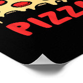 Idはむしろピザの100日を持っている100日Schoの日 ポスター (角)