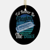 Idはむしろブルース遊ハーモニカ選手のMuになる セラミックオーナメント (右)