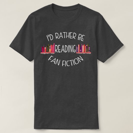 Idはむしろ読ファンフィクション Tシャツ (デザイン正面)