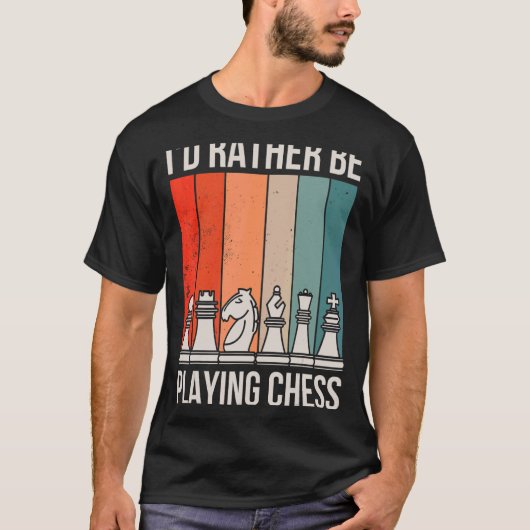Idはチェス遊である Tシャツ (正面)