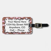 IDは~ピンクのPiggysに付けます ラゲッジタグ (正面横)