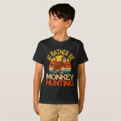 Idむしろサル狩りかわいいサルの恋人 Tシャツ (正面フル)