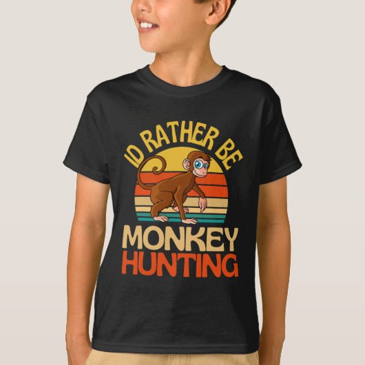 Idむしろサル狩りかわいいサルの恋人 Tシャツ (正面)