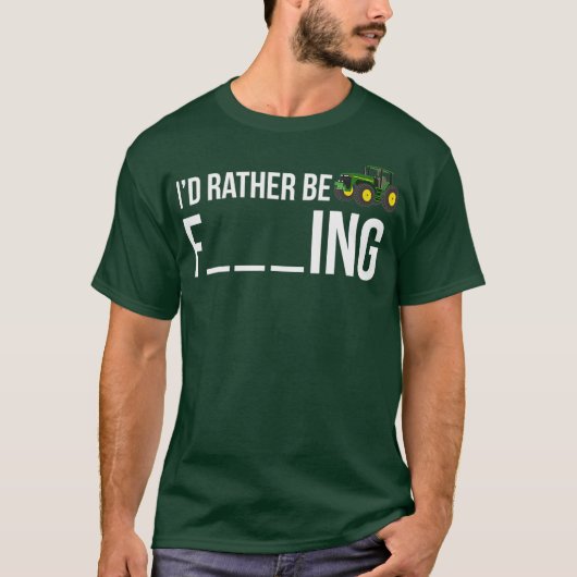 Idむしろ農業Tシャツのおもしろい農家プレゼント Tシャツ (正面)