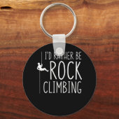 IdむしろBeロック登山ロッククライマー キーホルダー (正面)