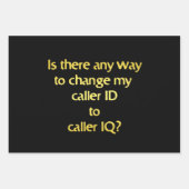 IDをおもしろいIQジョークに変更 ラッピングペーパーシート (正面)