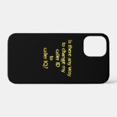 IDをIQに変えてみてねジョーク Case-Mate iPhoneケース (裏面 (横))