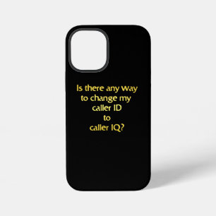 IDをIQに変えてみてねジョーク iPhone 12 MINIケース
