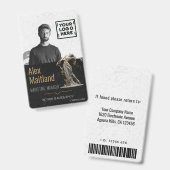 IDカーモダンドのロエレガントゴ引用文 バッジ (正面＆裏面)