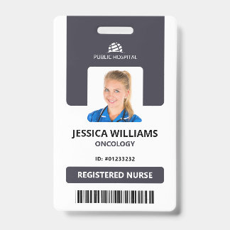 IDカーモダンド病院スタッフ登録ナース バッジ