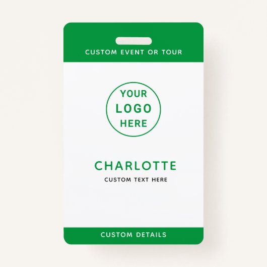 IDバッジテンプレート子ども学校旅行ミュージックツアー バッジ (正面)