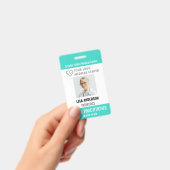 IDバッジパーソナライズされた病院従業員名タグ バッジ (手持ち)