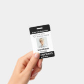 IDバッジパーソナライズされた病院従業員名タグ バッジ (手持ち)