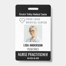 IDバッジパーソナライズされた病院従業員名タグ バッジ