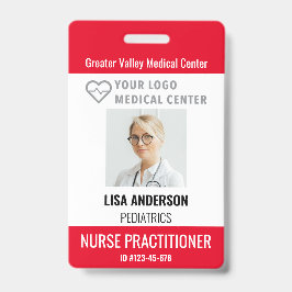 IDバッジパーソナライズされた病院従業員名タグ バッジ