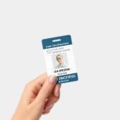 IDバッジパーソナライズされた病院従業員名タグ バッジ (手持ち)