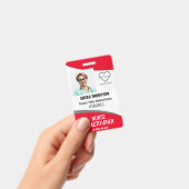 IDバッジパーソナライズされた病院従業員名タグ バッジ (手持ち)
