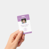 IDバッジ写真テンプレート 学校旅行 音楽ツアー バッジ (手持ち)