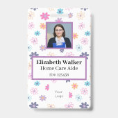 IDバパーソナライズされたッジの両面 バッジ (正面)