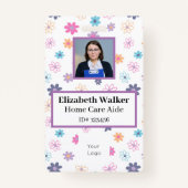 IDバパーソナライズされたッジの両面 バッジ (正面)