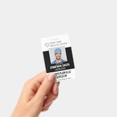 IDバパーソナライズされたッジ病院従業員名タグ バッジ (手持ち)