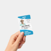 IDバパーソナライズされたッジ病院従業員名タグ バッジ (手持ち)
