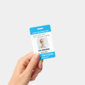 IDバパーソナライズされたッジ病院従業員名タグ バッジ (手持ち)