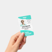 IDバパーソナライズされたッジ病院従業員名タグ バッジ (手持ち)