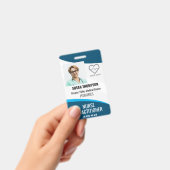 IDバパーソナライズされたッジ病院従業員名タグ バッジ (手持ち)