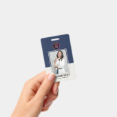 IDモダンカード |会社員QR B バッジ (手持ち)