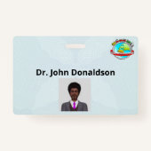 ID企業のと名前のバッジ バッジ (裏面)