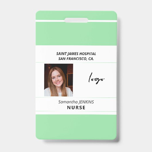 ID医師ナース病院職員 バッジ (Front)