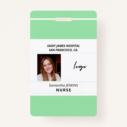 ID医師ナース病院職員 バッジ (正面)