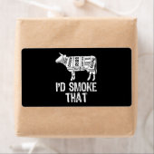 Id煙that牛BBQ喫煙焼きバーベキュー ラベル (インサイチュ)